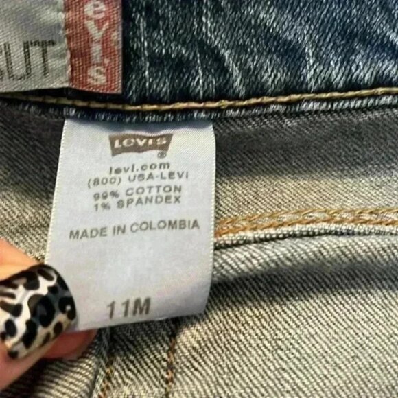 Levi’s Super Low Rise Bootcut Jeans Size 11 Medium Wash - Picture 7 of 10
